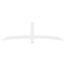 Ekena Millwork Bellingham Architectural Grade PVC Gable Bracket, 84"W x 24 1/2"H x 2"D x 4"F, 7/12 Pitch GBP084X25X0204BEL00 - alternate 5